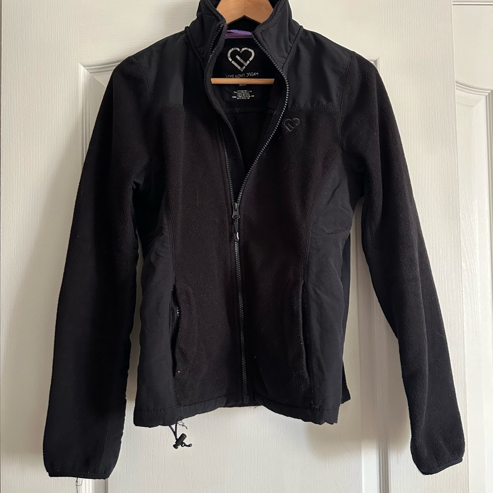 Aeropostale Black Live Love Dream Jacket